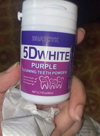 5D White Tooth Powder – Brightening & Fresh Breath Care - Lushora beauty