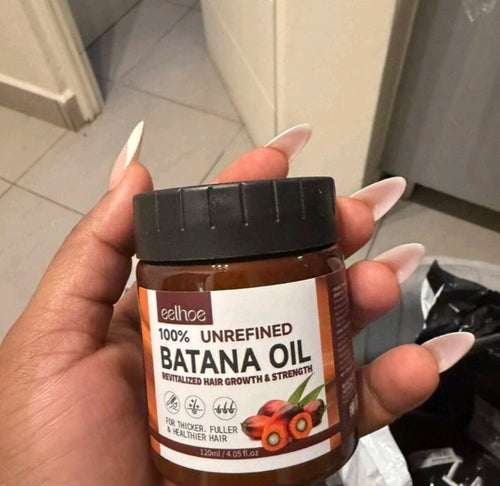100% Unrefined Batana Oil – Nourishing Hair & Scalp Treatment - Lushora beauty