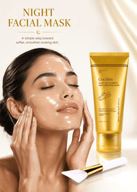 Turmeric Collagen Tear-Off Mask (With Scraper) Gentle Cleansing Moisturizing Nourishing - Lushora beauty