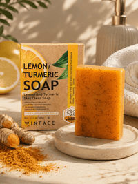 Lushora Turmeric & Kojic Acid Glow Soap Set – 1-Piece Handmade Face & Body Soap - Lushora beauty