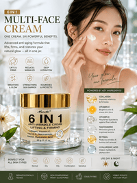 6-in-1 Collagen Anti-Wrinkle Lifting & Firming Cream - Lushora beauty