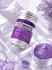 5D White Tooth Powder – Brightening & Fresh Breath Care - Lushora beauty