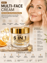 6-in-1 Collagen Anti-Wrinkle Lifting & Firming Cream - Lushora beauty