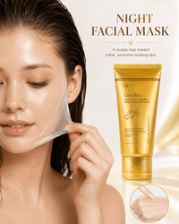 Turmeric Collagen Tear-Off Mask (With Scraper) Gentle Cleansing Moisturizing Nourishing - Lushora beauty